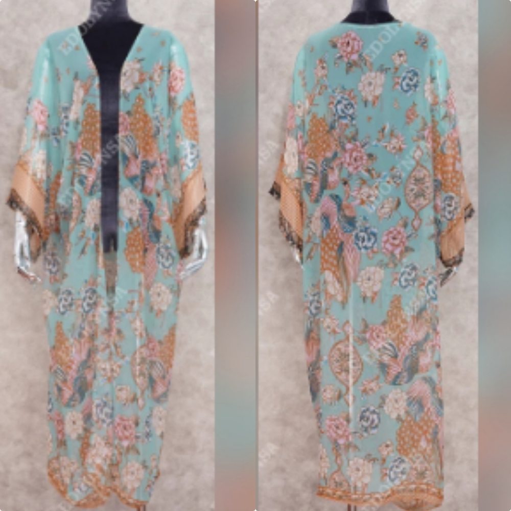 💗LAST ONE 💗 5⭐ rated 💗Kimono Beach Cover Up - Picture 3 of 4